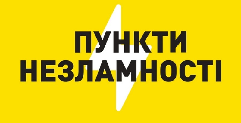 ПЕРЕЛІК ПУНКТІВ НЕЗЛАМНОСТІ
